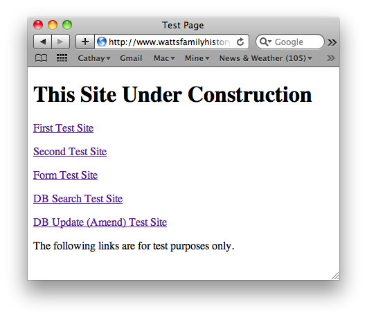 Base Location for Links